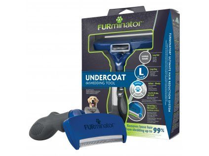FURminator vyčesávací hrablo pro dlouhosrsté psy velkých plemen