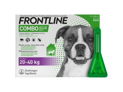 FRONTLINE COMBO spot-on pro psy L  (20 - 40 kg) - 3 ks